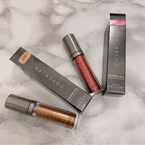 Cover FX Shimmer Veil Set in Gilded & Ember